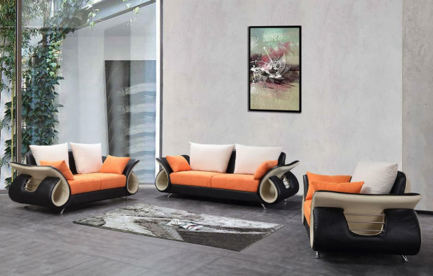 Nowoczesna Sofa do Salonu Podkładka Siedziba Kompletna Ustawić Kanapy
