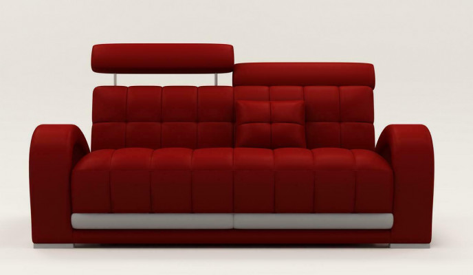 Skóra Sofa Zestaw sofowy Salon Obcios Zestaw kanap Siedziba Sofy