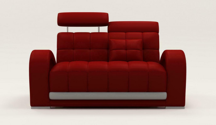 Skóra Sofa Zestaw sofowy Salon Obcios Zestaw kanap Siedziba Sofy