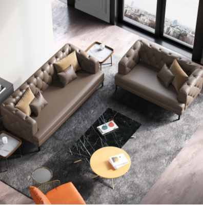 Brown Chesterfield Zestaw sofowy 3+2 miejsce do siedzenia 2szt. Zestaw designerskich, dekoracyjnych podkładek do kanap