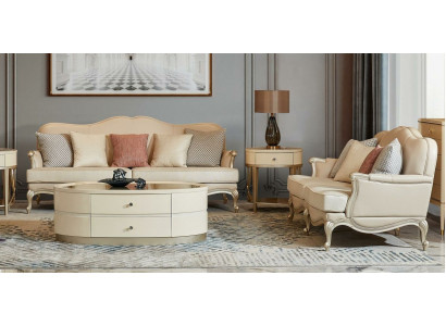 Zestaw sofowy 3 2 miejsce do siedzenia Zestaw Design Sofa Podkładka Kanapa Kanapa Solidne drewno