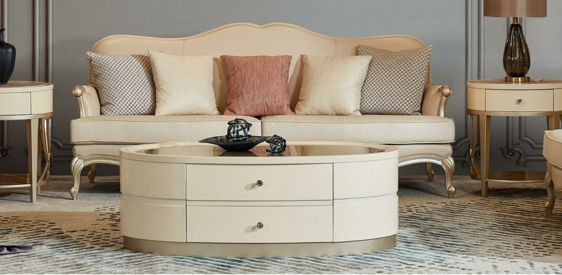 Zestaw sofowy 3 2 miejsce do siedzenia Zestaw Design Sofa Podkładka Kanapa Kanapa Solidne drewno