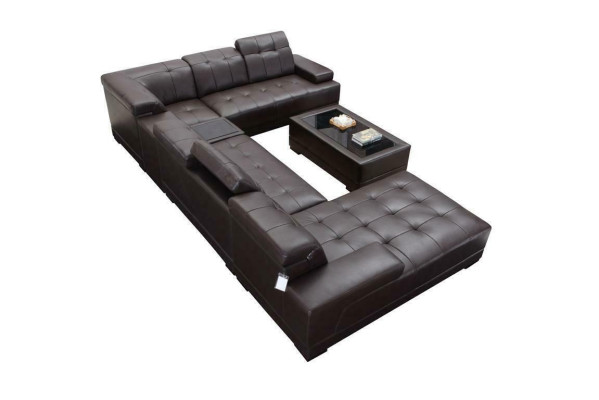 XXL Skóra Duża Sofa do Salonu Kanapa Narożnikowa Kanapa Sofy Kanapy Podkładka