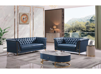 Luksusowy zestaw sofowy Chesterfield 3+2 miejsce do siedzenia stolik kawowy Meble Couch