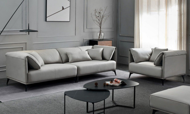 Sofa włoskiego projektu Zestaw sofowy 4+1 miejsce do siedzenia Couch Podkładka Meble