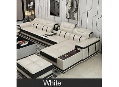 Żywy krajobraz Narożnikowa kanapa Narożnik w kształcie litery L Sofa tapicerowana Siedziba design kanapa sofy sztuczna skóra