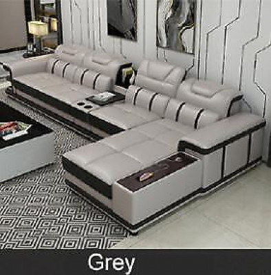 Żywy krajobraz Narożnikowa kanapa Narożnik w kształcie litery L Sofa tapicerowana Siedziba design kanapa sofy sztuczna skóra