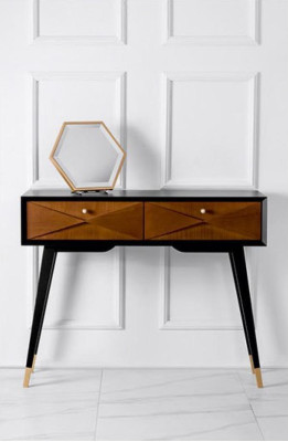 Stół konsolowy Tablica konsola Kredens stolik boczny Drewno Modern Luxury Brown Design