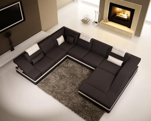 Design Narożniki Duża Podkładka Narożnik Sofa Kanapa XXL Skóra Sofy Decor Ustawić