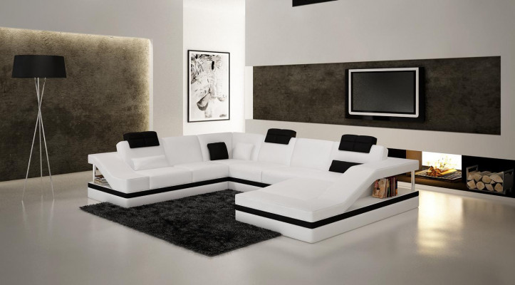 Design Narożniki Duża Podkładka Narożnik Sofa Kanapa XXL Skóra Sofy Decor Ustawić