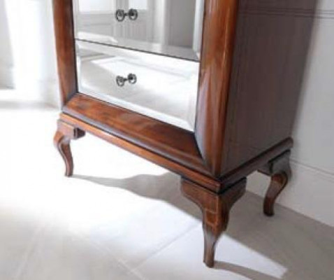 Gablota Szafki Witryny Drewno Luksusowe Meble do Salonu Szafa Brąz Barok Nowość