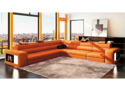 Design XXL Big Corners Podkładka Narożnik Sofa Kanapa Skóra Sofy Ustawić L Kształt