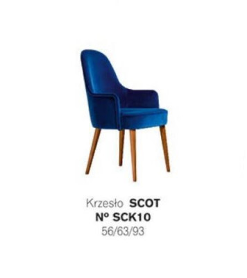 Krzesło do jadalni Krzesło Fotel miejsce do siedzenia 1 Siedziba ClubFotel Material Blue jadalnia Drewno
