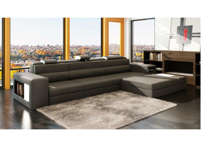 Design XXL Big Corners Podkładka Narożnik Sofa Kanapa L Kształt Skóra Sofy Ustawić