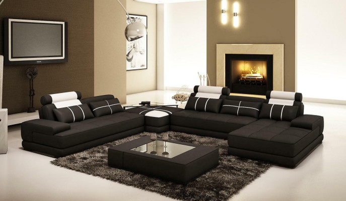 XXL Projektant Żywy krajobraz Podkładka Narożnikowa kanapa Zestaw narożny Sofa Couch