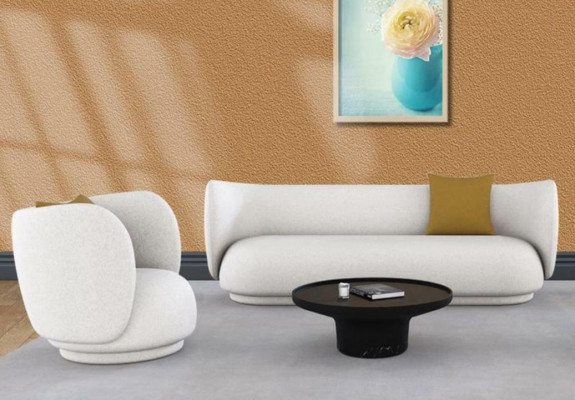 Zestaw sofowy 2+1 miejsce do siedzenia Velvet Sofa Żywy krajobraz Design Couch Lounge Sofy