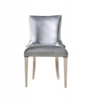 Krzesło do jadalni Krzesło Fotel miejsce do siedzenia jadalnia Krzesła Drewno Modern Luxury Silver