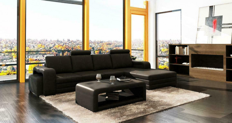 XXL Wielofunkcyjna Skórzana Kanapa Kanapa Duża Sofa Decor Podkładka Narożnikowa kanapa Modern