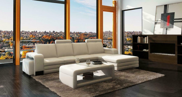 XXL Wielofunkcyjna Skórzana Kanapa Kanapa Duża Sofa Decor Podkładka Narożnikowa kanapa Modern