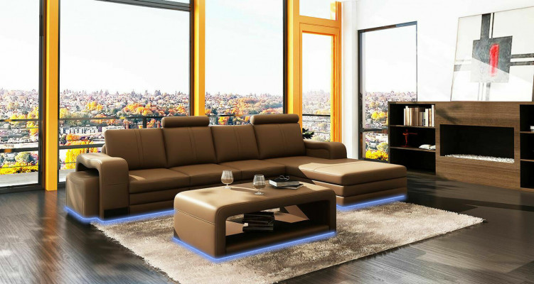 XXL Wielofunkcyjna Skórzana Kanapa Kanapa Duża Sofa Decor Podkładka Narożnikowa kanapa Modern