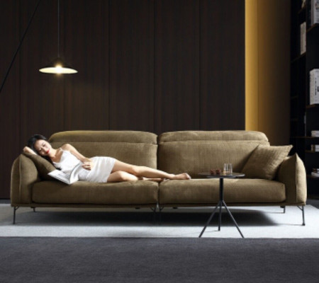 Sofa tapicerowana 4 miejsce do siedzenia Włókienniczy Big Xxl Sofa do salonu Włókienniczy