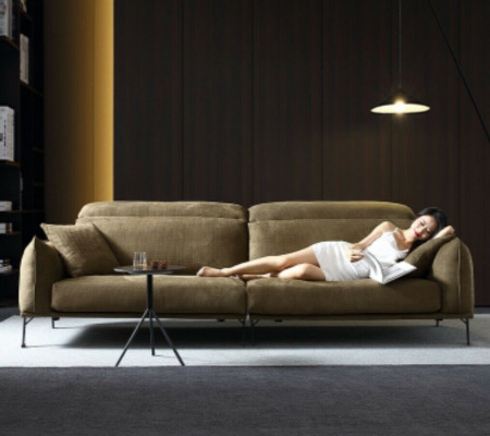Sofa tapicerowana 4 miejsce do siedzenia Włókienniczy Big Xxl Sofa do salonu Włókienniczy
