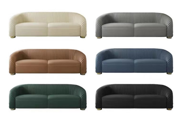 Design Podkładka Luxury Siedziba Sofa Kanapa Włókienniczy Sofa 3 miejsce do siedzenia sztuczna skóra