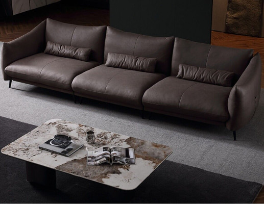 Designerska Kanapa Sofa Tkaniny tapicerskie Meble Włoskie Sofa 4 miejsce do siedzenia
