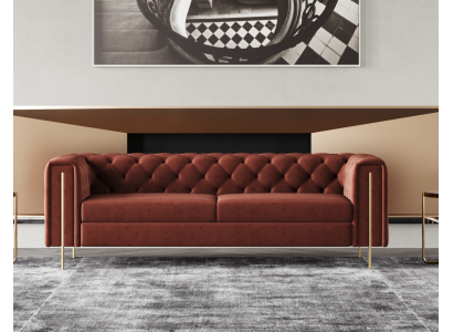 Sofa Trzyosobowa Podkładka Design Sofa Siedziba Sofy 3-osobowy Pokój Meble Modern