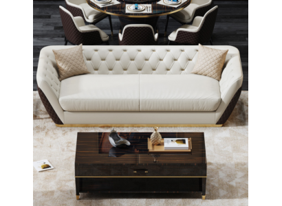 Sofa 3 miejsce do siedzenia Sofa Żywy krajobraz Ustawić Deco Design Nowoczesna Sofa Siedziba