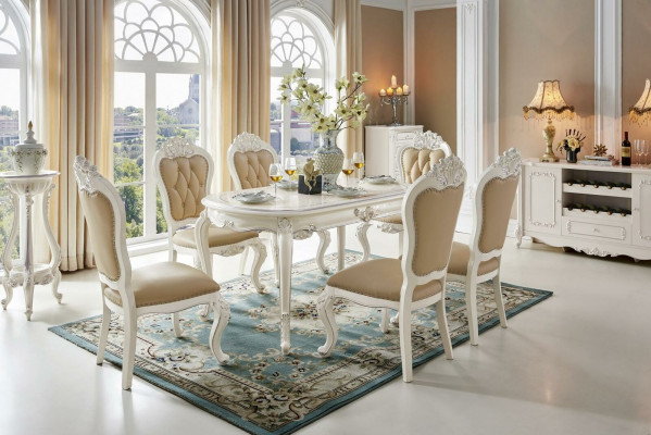 Stół obiadowy Tabela Grupa Living Room Ustaw Drewno Design jadalnia stoły