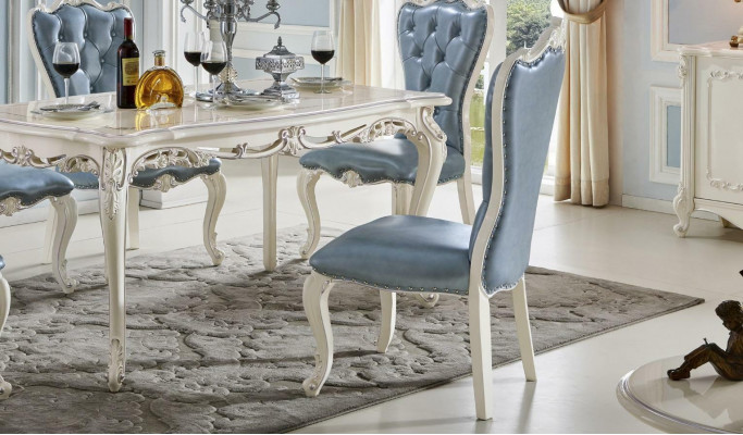 Stół obiadowy Tabela Grupa Drewno Salon Ustawić jadalnię Design stoły