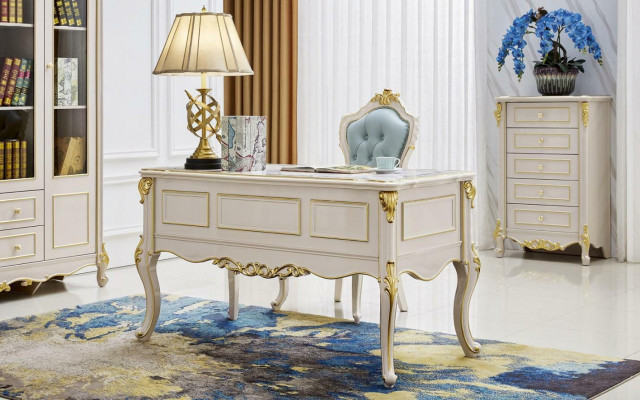 Biurko Tabela Baroque stoły Boss Office Furnishings Study Meble Nowe
