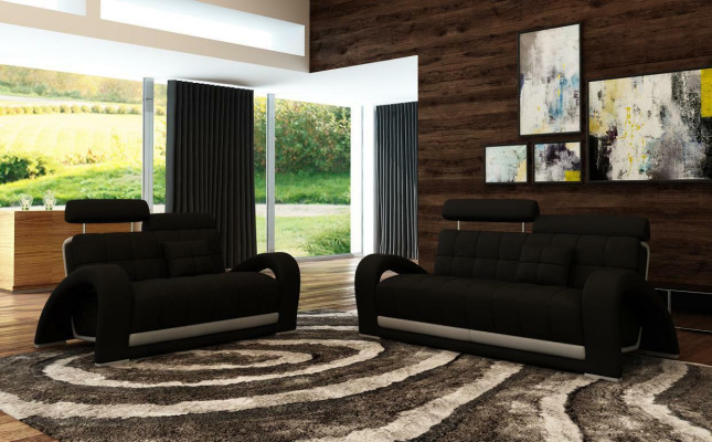 Design 3 miejsce do siedzenia (ref. 2+1) Sofa Kanapa Podkładka XXL Duże Kanapy Sofy Skóra
