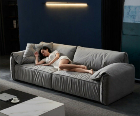 Design Sofa 4er Siedziba Sofy Włókiennicze Design Sofa Meble Sofa 4 miejsce do siedzenia Kanapa Podkładka