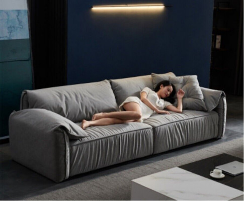 Design Sofa 4er Siedziba Sofy Włókiennicze Design Sofa Meble Sofa 4 miejsce do siedzenia Kanapa Podkładka