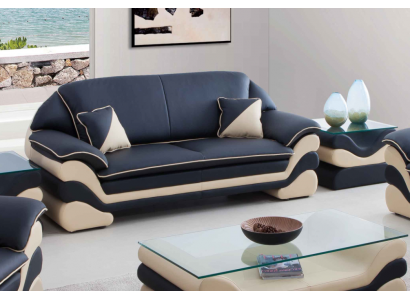 Skóra Sofa Sofa Classic 3 miejsce do siedzenia Sofy Sofy Designer Podkładka