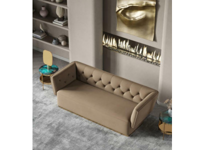 Żywy krajobraz Relaks Siedziba Design Couch Lounge Sofy Włókienniczy Sofa 3 miejsce siedzące