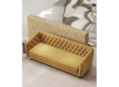 Meble w stylu włoskim 3 Sofa trzyosobowa Podkładka Materiał Sofa materiałowa Kanapy