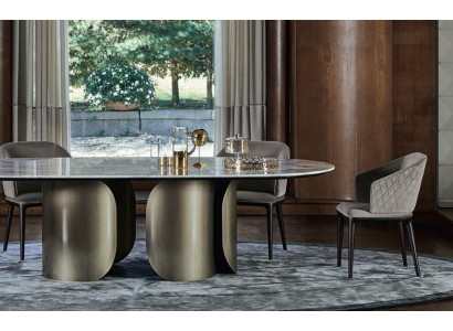 stoły Stone Kuchnia Modern Stół obiadowy Tabela jadalnia Luxury Meble Design Nowość