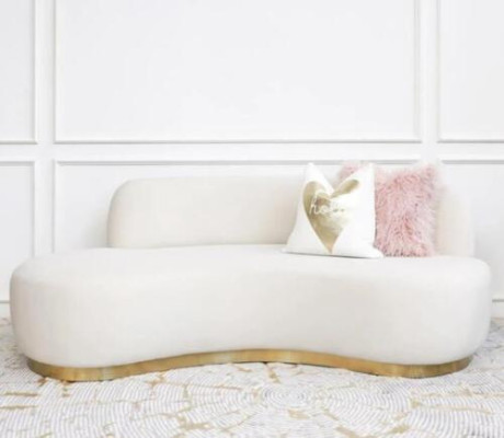 Sofa 3 miejsce do siedzenia Podkładka Włókienniczy Modern Relaks Siedziba Luxus Meble Żywy krajobraz Aksamit