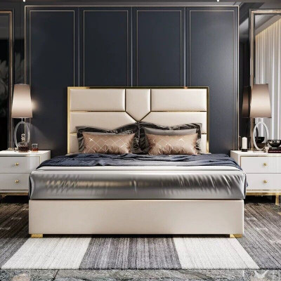 Łóżko Podkładka Design Luksusowe łóżko hotelowe Małżeństwo 180x200cm Sleep Pokój