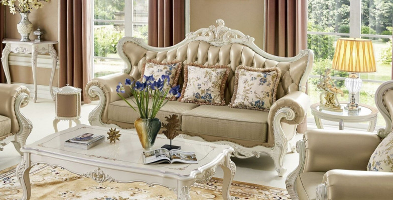 stolik kawowy Tabela stół do salonu Drewno stoły boczne Stolik sofa barokowa