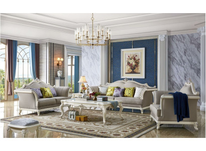 Klasyczny stolik kawowy Stolik Sofa w stylu barokowym do salonu