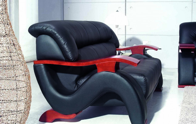 Nowoczesny Designerski Zestaw Sofowy Sofa Podkładka Zestaw Luksusowych Skórzanych Sof