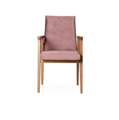Design Krzesło z Podłokietniki Podkładka jadalnia Krzesła Solidny Drewno Włókienniczy Drewno Nowy