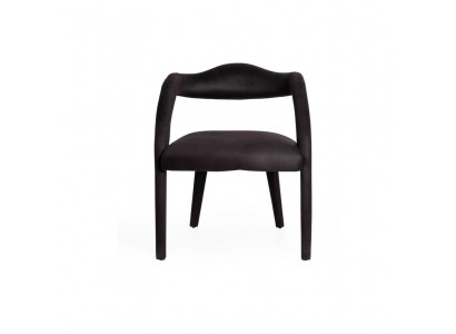 jadalnia Krzesło Luxury Material Drewno Design Krzesła Fotel Podkładka Czarny Meble