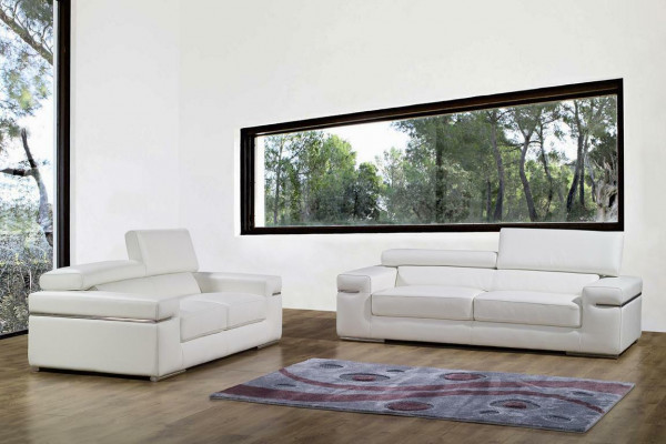 Zestaw sofowy Couch 80 20 Podkładka Skóra Sofa Salon Siedziba 3+2+1 Zestaw