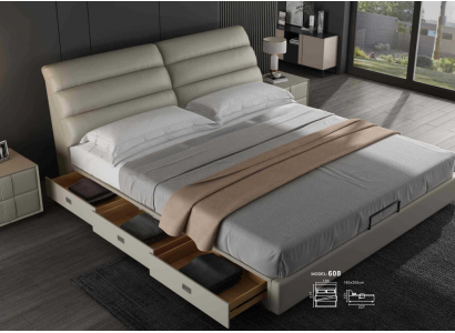 Łóżko Classic Podkładka Design Luksusowe podwójne łóżko hotelowe Sleep Pokój