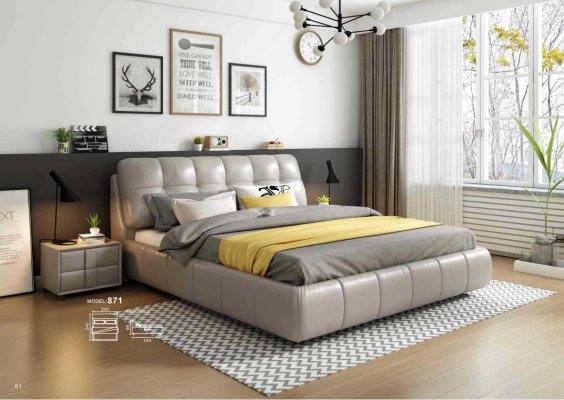 Łóżko łóżko Podwójne łóżko Sypialnia Małżeństwo Podkładka Łóżko Podwójne łóżka 180x200cm Nowość